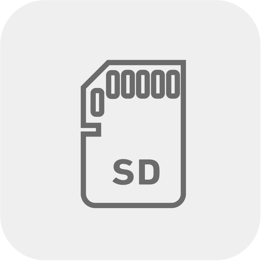 External Memory Card Support